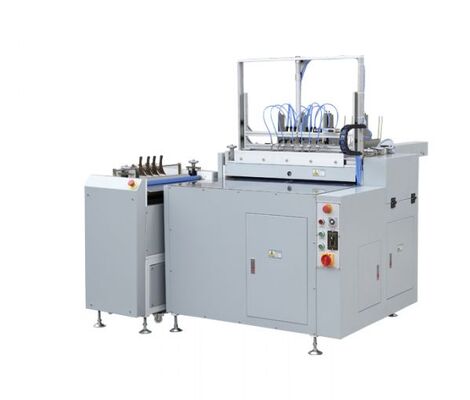 Полуавтоматическая машина для изготовления обложек для фотокниг, папок, сертификатов, твердых переплетов с одновременной двусторонней обклейкой, одним оператором, компактная, идеально подходит для цифровой постобработки