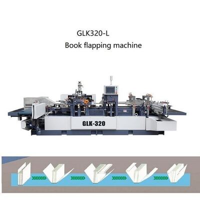 Высокоскоростная книжная клапанная машина выполняет переднюю резку, скручивание крышки